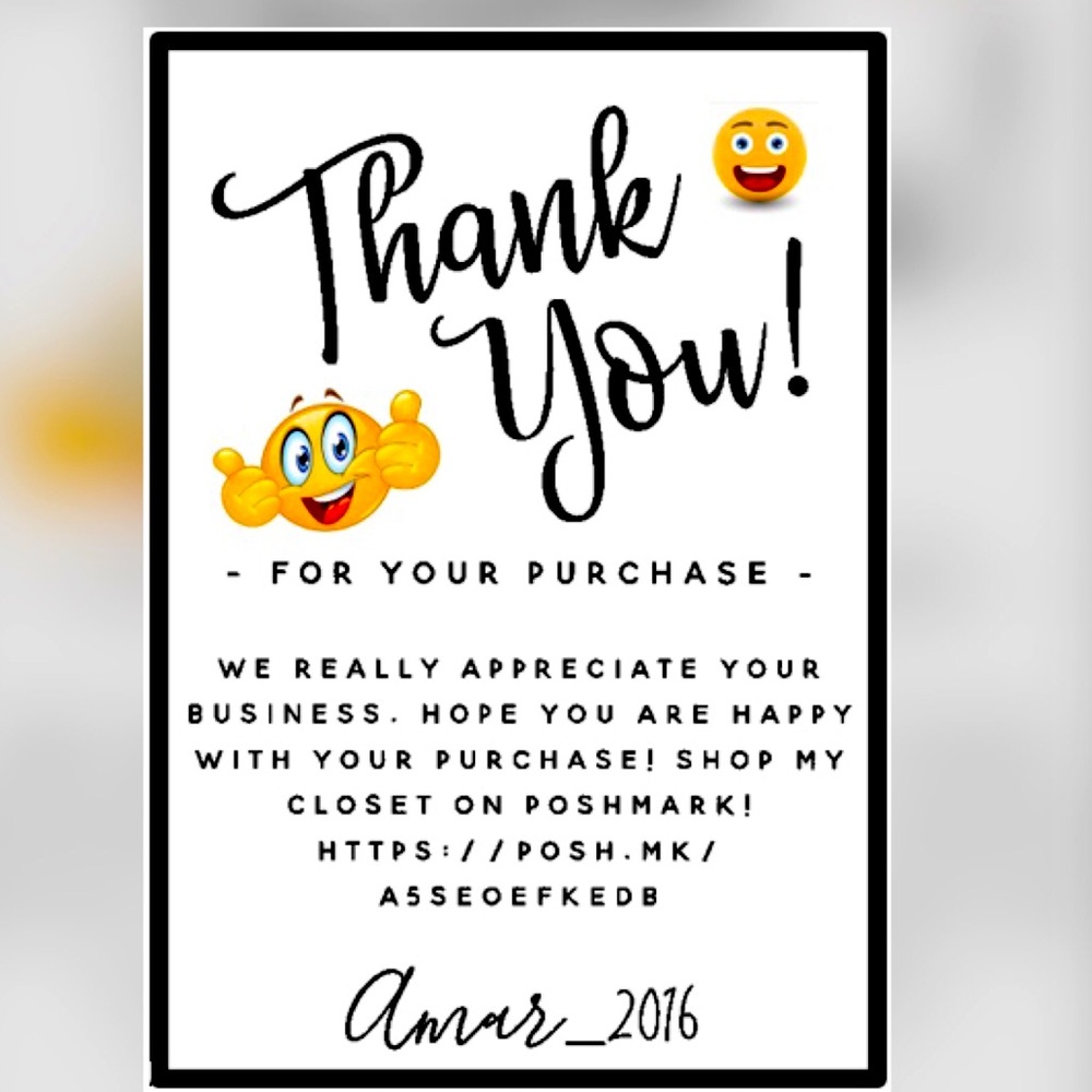 Thank You Posher’s! ☺️